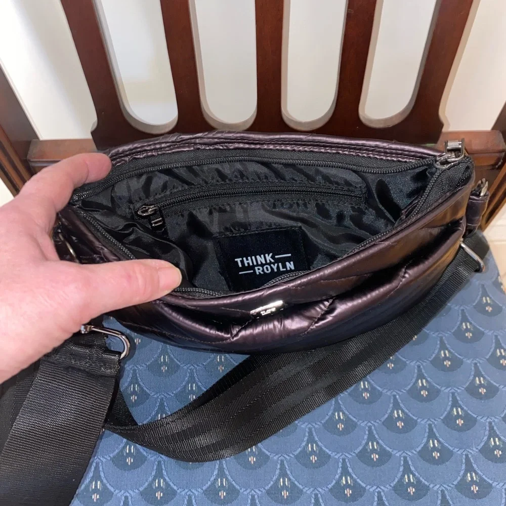 NWOT THINK ROYLAN QUILTED CROSSBODY. - Picture 3 of 12